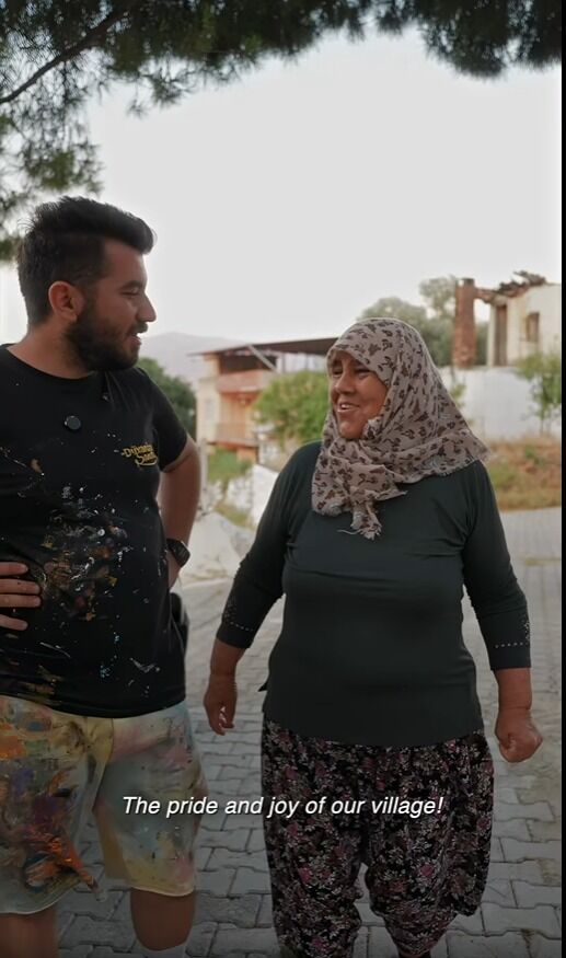 Aydınlı Ressamdan Köyüne Efe Portresiyle Vefa (1)