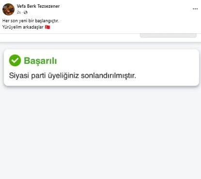 CHP Didim’de ilk istifa yönetimden geldi! ‘Her son yeni bir başlangıçtır’ diyerek duyurdu