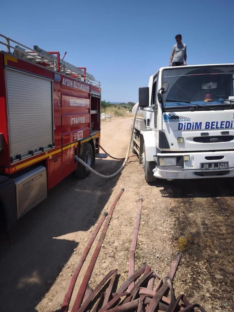 Didim’de Arazi Yangınlarına Başarılı Müdahale! (2)