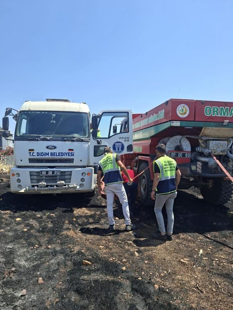 Didim’de Arazi Yangınlarına Başarılı Müdahale! (3)