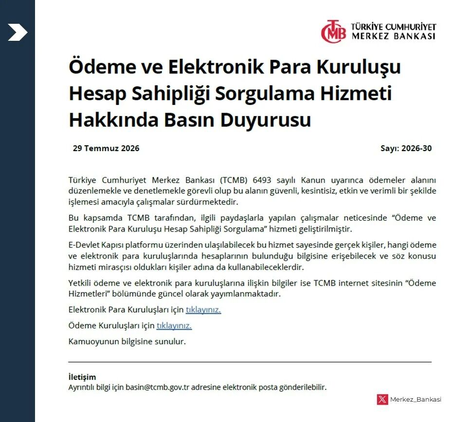 E Devlet'te Yeni Özellik; Artık Tek Tek Aramaya Son! Elektronik Para Hesapları Artık Görülebilecek (3)