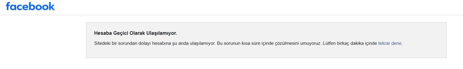 Facebook çöktü mü? Erişim sorunu gündemde