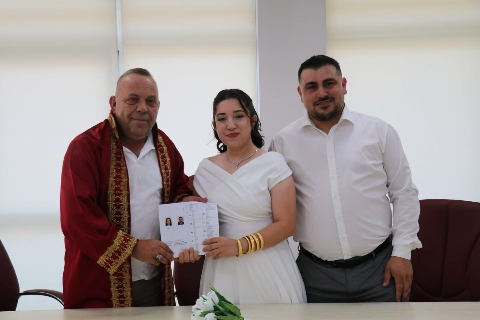 Genç Çiftin Nikahını Başkan Özel Kıydı (2)