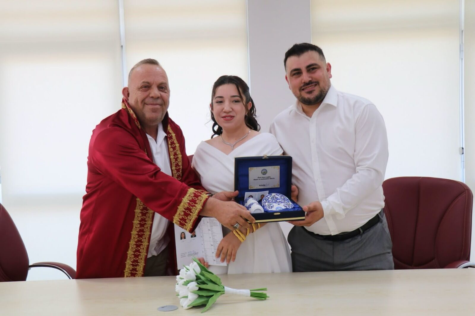 Genç Çiftin Nikahını Başkan Özel Kıydı (3)