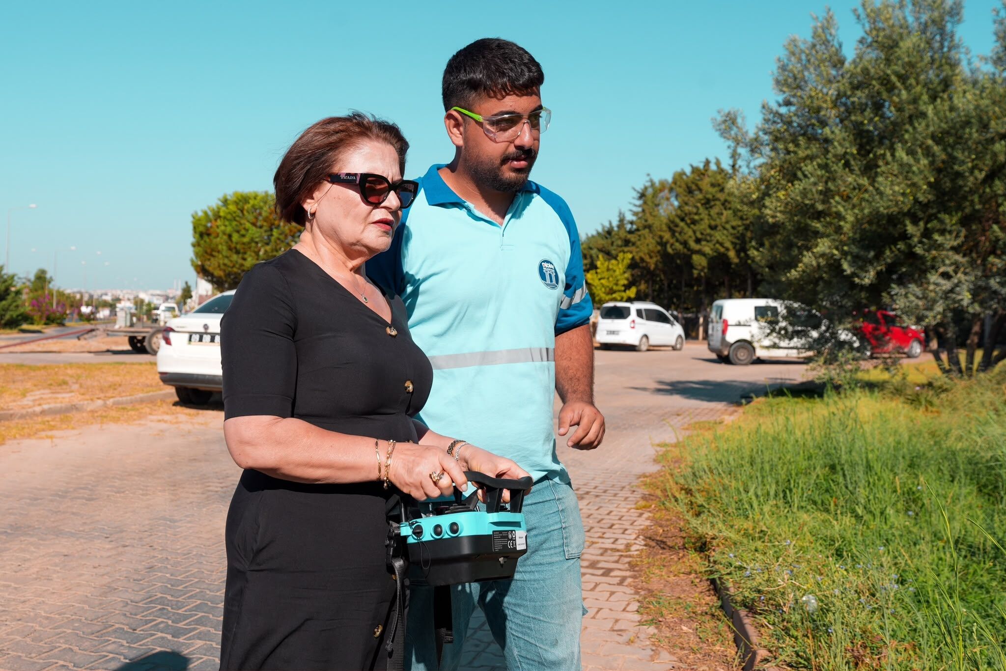 Gençay, robotun ilk saha denemesine katıldı