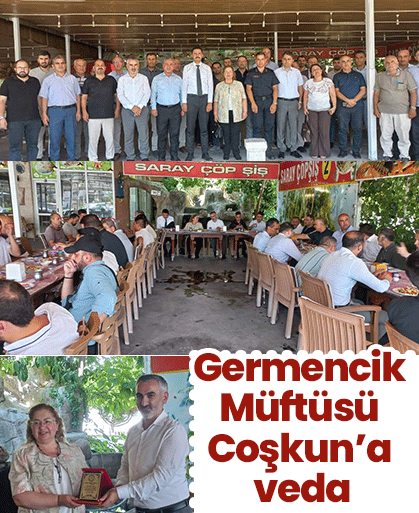 Germencik Müftüsü Coşkun’a veda