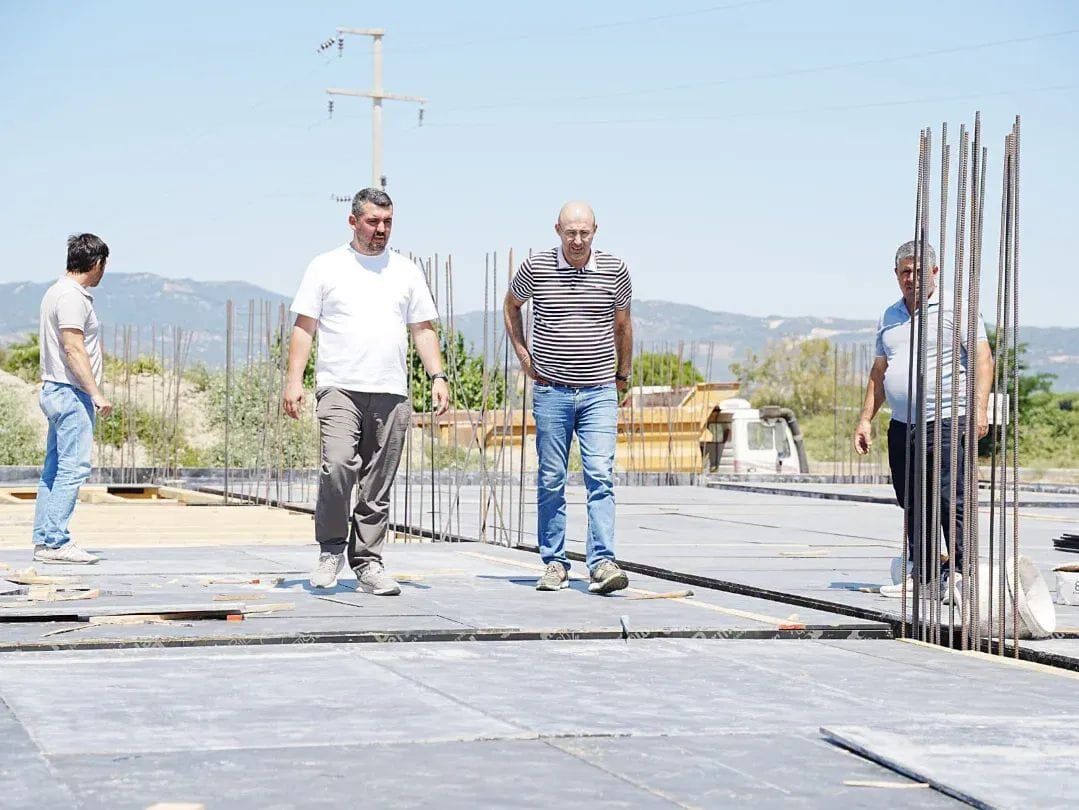 Germencik'in 20 yıllık hayali Agroport'un inşaatı yükseliyor
