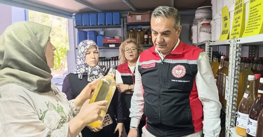 İl Tarım Müdürü Temiz’den Nazillili kadın girişimcilere ziyaret