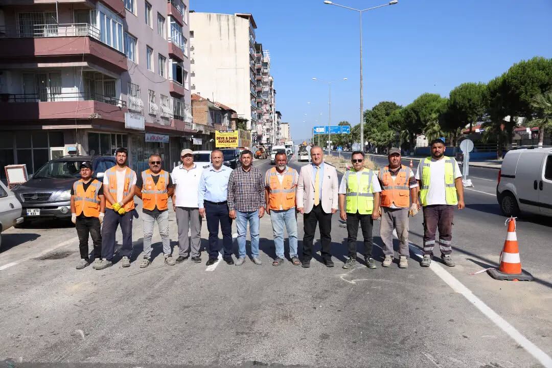 İncirliova'nın ana yolu 350 milyon liralık yatırımla yenilendi