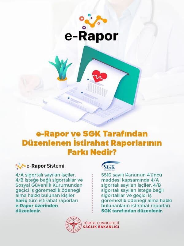 İstirahat Raporlarında “E Rapor” Dönemi (3)