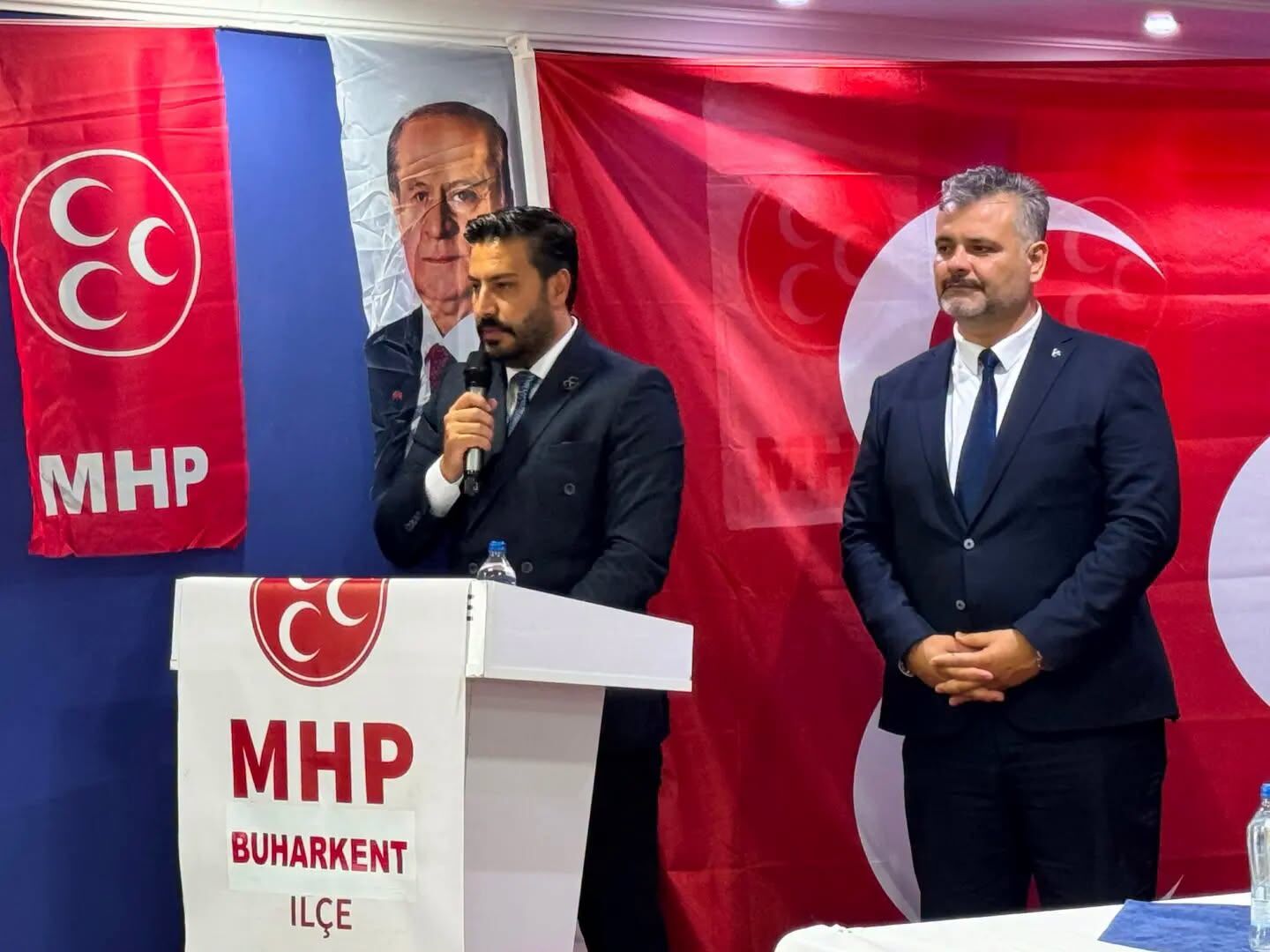 MHP Buharkent İlçe Kongresi tamamlandı Mustafa Çakır başkan oldu