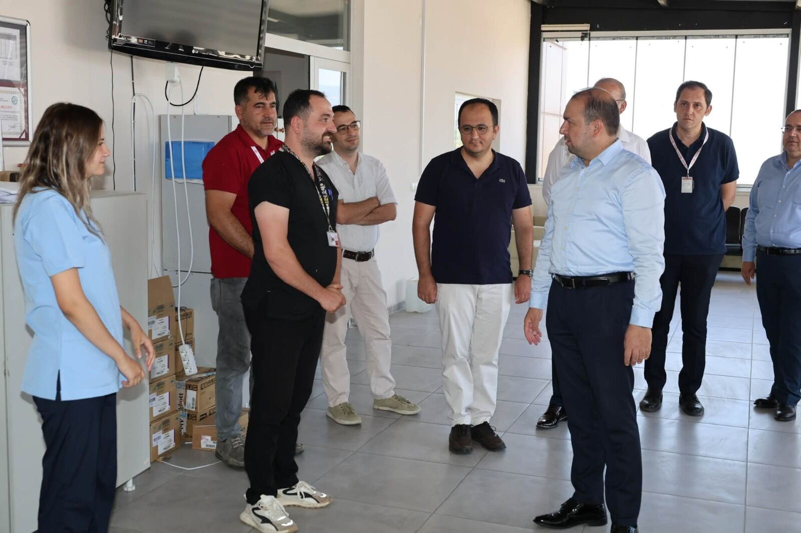 Müdür Şenkul’dan ilçe hastanesine kapsamlı ziyaret