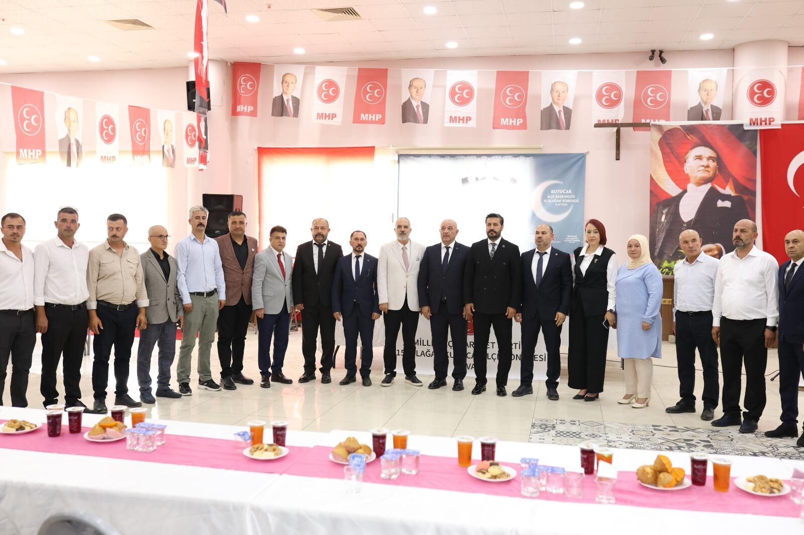 MHP Kuyucak’ta olağan kongre gerçekleşti: Başkan Demirkurt’un yeni kadrosu belli oldu