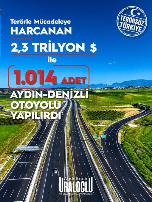 Aydın-Denizli Otoyolu’nun maliyeti netleşti! Bakan Uraloğlu’ndan çarpıcı kıyaslama