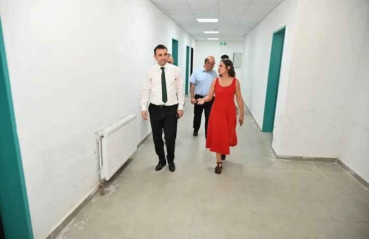 Aydın’da Inşa Edilen Yeni Ortaokulun Yapımı Tamamlandı Müdür Yiğit Eylülde Açılacak Okulu Ziyaret Etti (2)