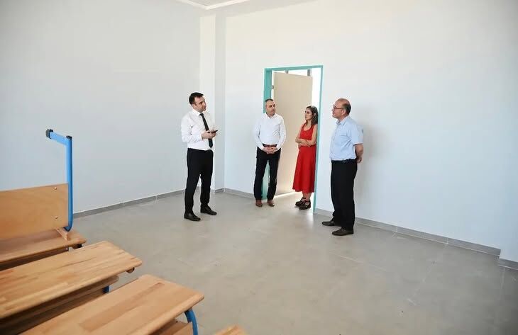 Aydın’da Inşa Edilen Yeni Ortaokulun Yapımı Tamamlandı Müdür Yiğit Eylülde Açılacak Okulu Ziyaret Etti (4)
