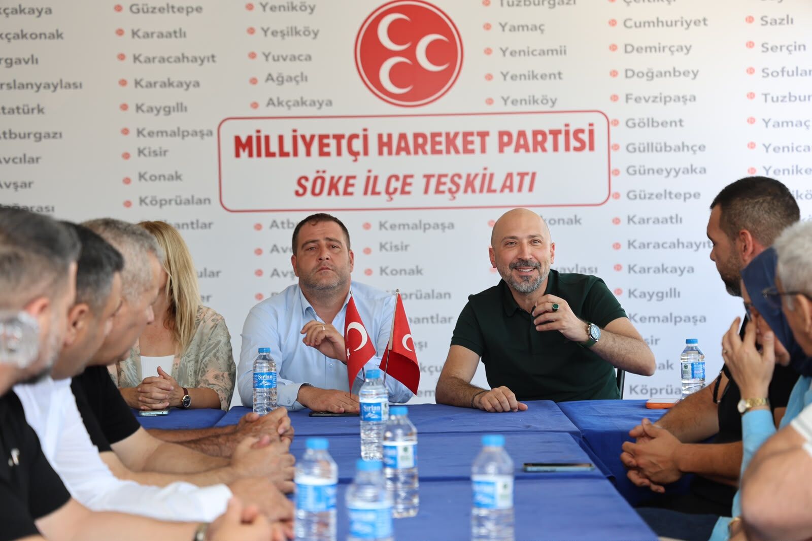 Başkan Arıkan'dan MHP Söke'ye ortak akıl ziyareti