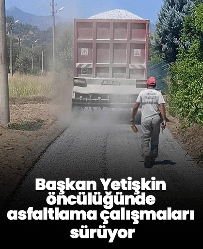 Umurlu’daki yollar yenileniyor