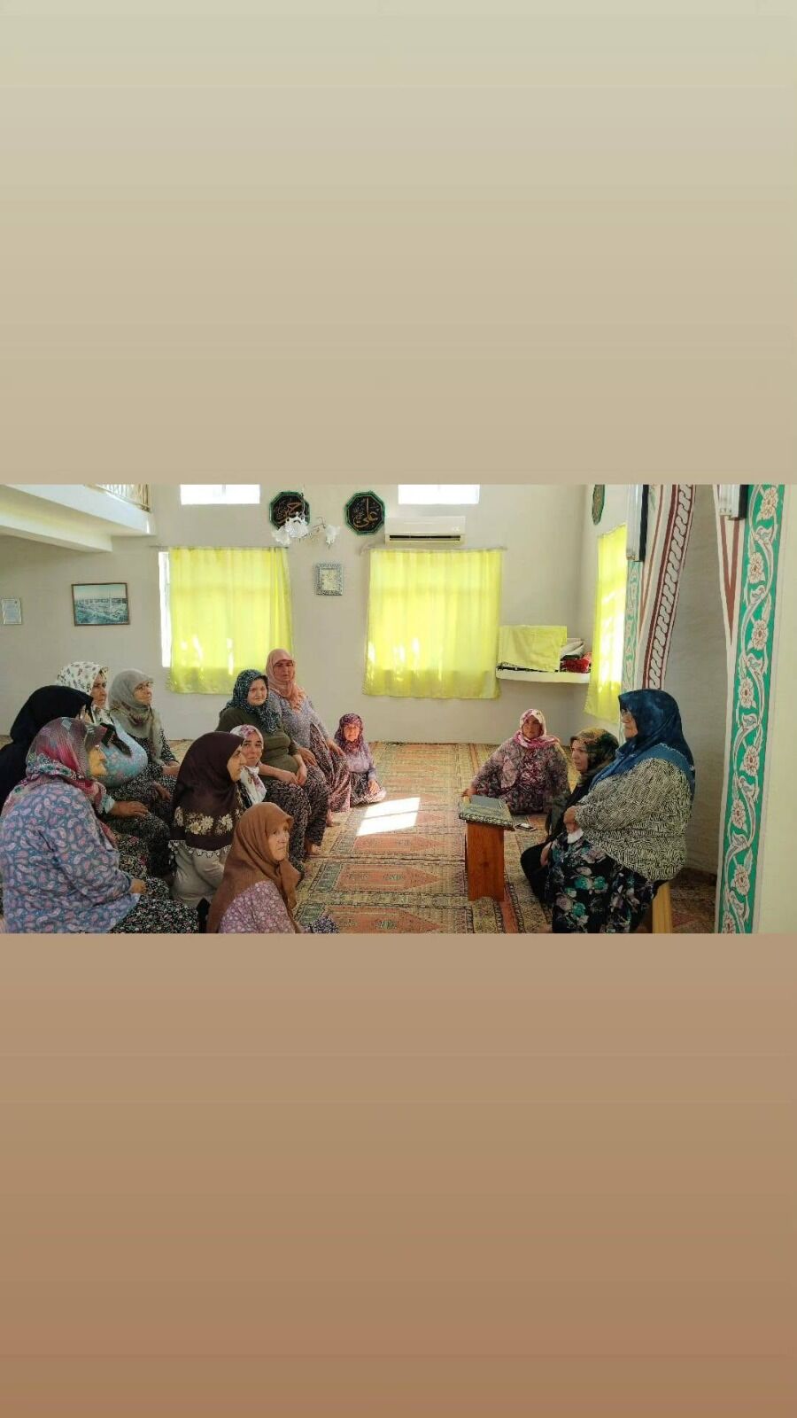 Çine'deki iki camide anlamlı program