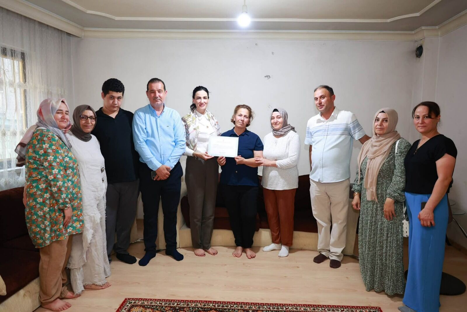 Cumhurbaşkanı Erdoğan'dan Aydın'daki üyelere özel belge