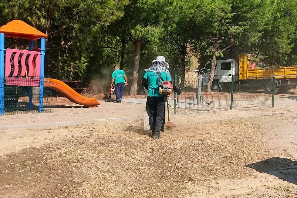 Efeler’de Park Ve Bahçelerde Bakım Çalışmaları Sürüyor (4)