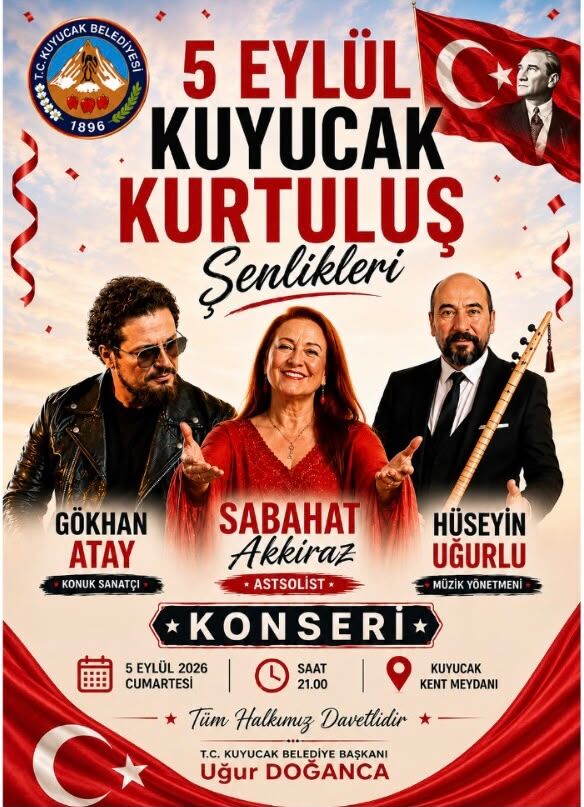 Kuyucak Kurtuluş Bayramı Konserle Taçlanacak