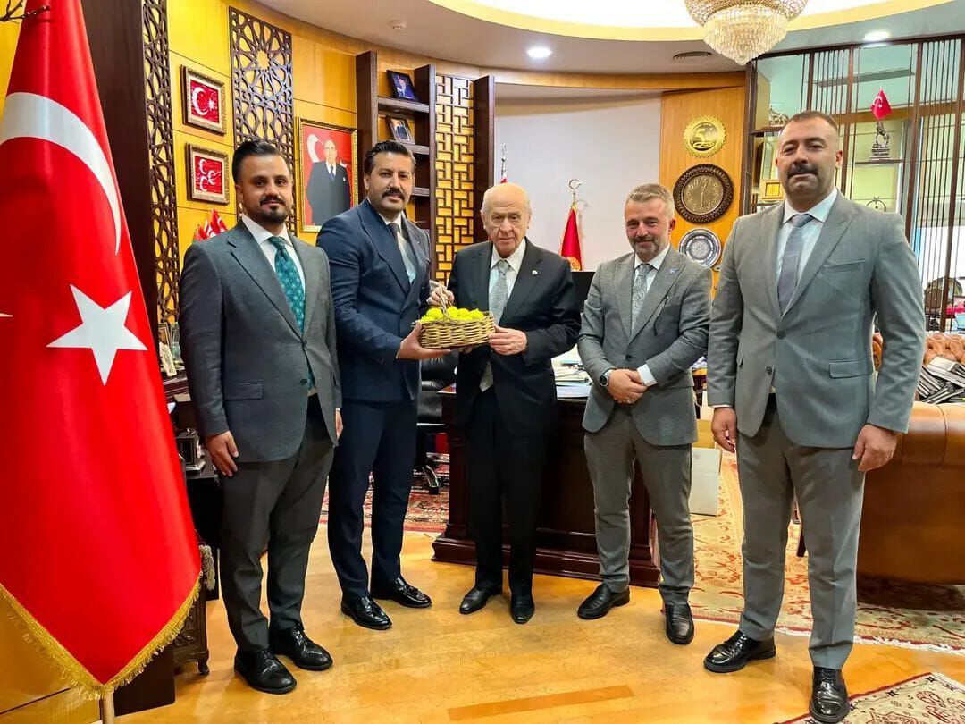 MHP Aydın’dan kongreler sonrası Bahçeli’ye ziyaret