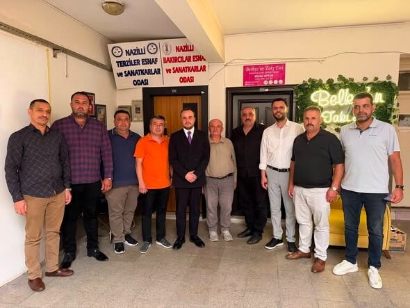 MHP Nazilli sahaya indi: Oda başkanları ve vatandaşlar tek tek ziyaret ediliyor