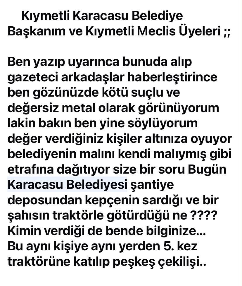 MHP'li eski başkandan dikkat çeken paylaşım: "Aynı kişiye 5. kez peşkeş çekiliyor"