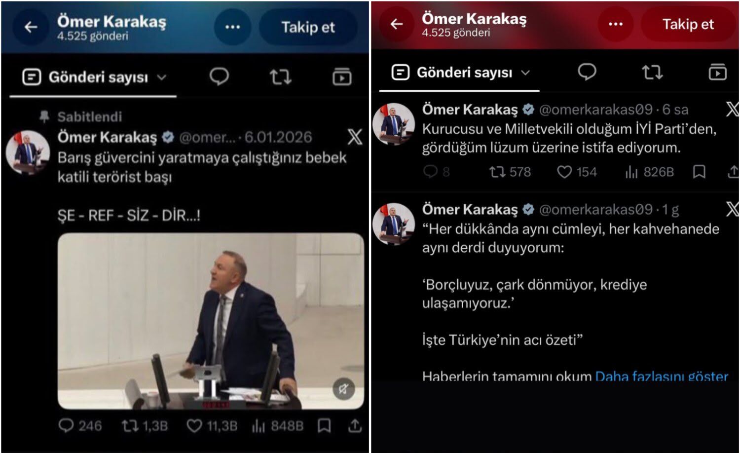 Milletvekili Karakaş “Bebek Katili” Paylaşımını Sildi (1)