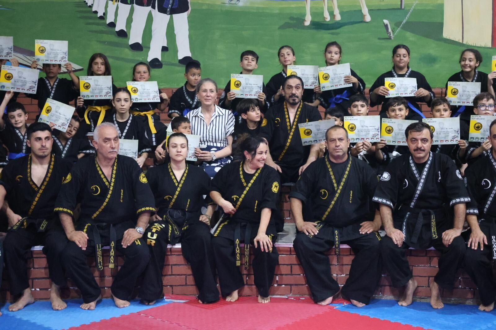 Nazilli’de Bagatur Alpleri sertifikalarını aldı: 84 sporcu üst seviyeye yükseldi