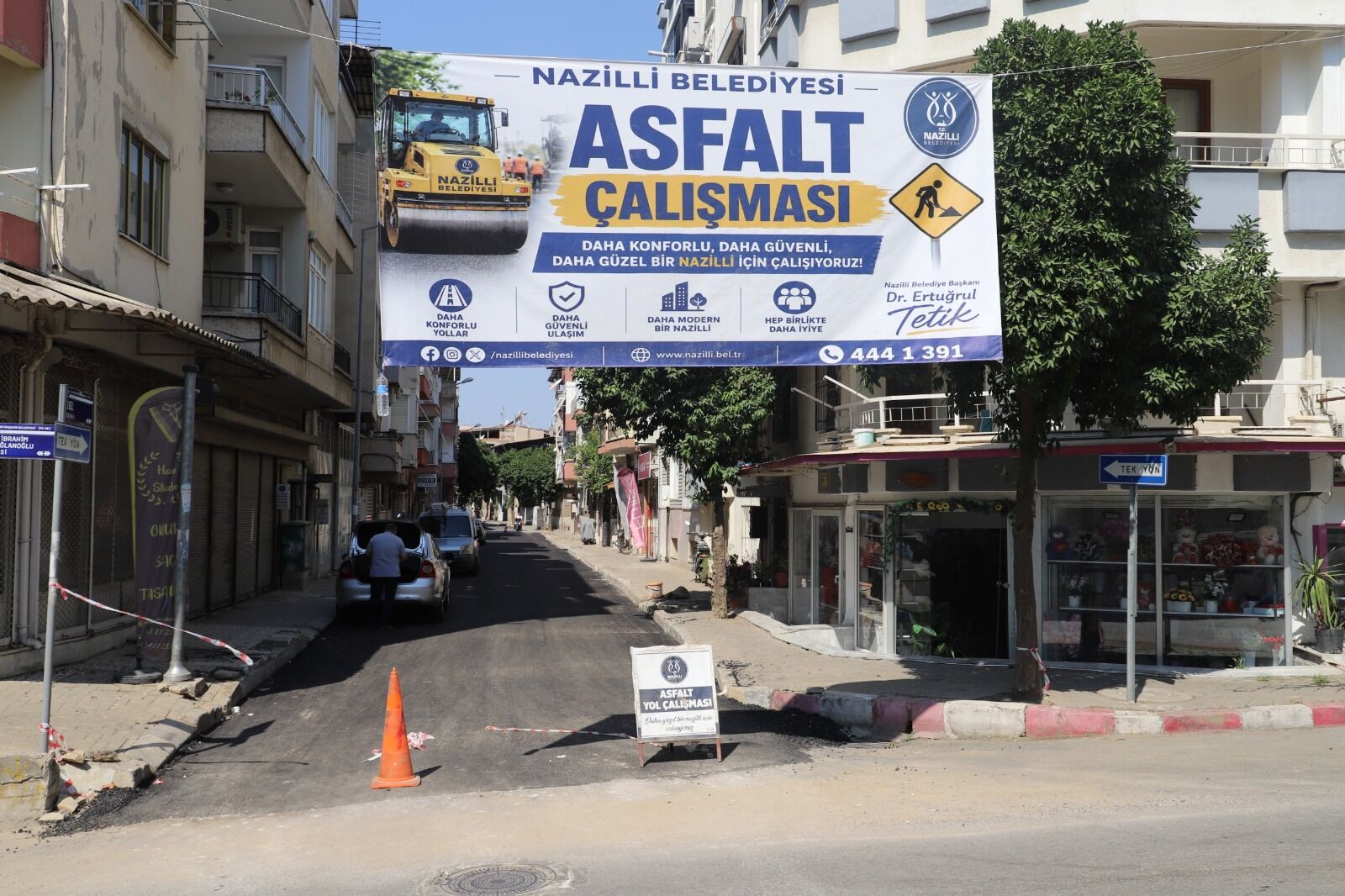 Nazilli’nin Tüm Sokakları Yenileniyor O Sokakta Asfalt Çalışması Başladı (3)