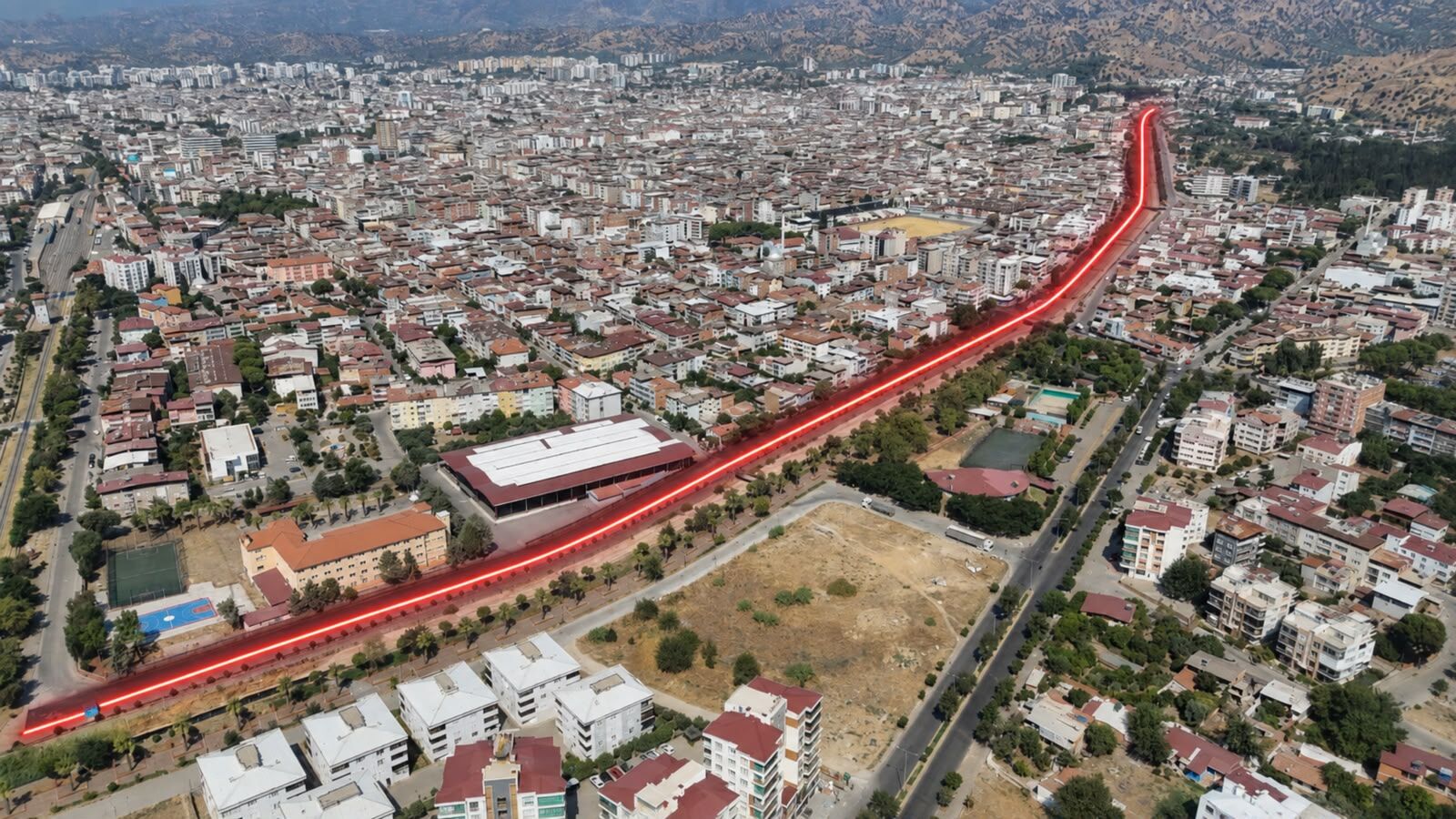Nazilli’nin Yolları Uçak Pistine Dönüyor 10 Bin Metrekare Asfalt Döşendi (2)