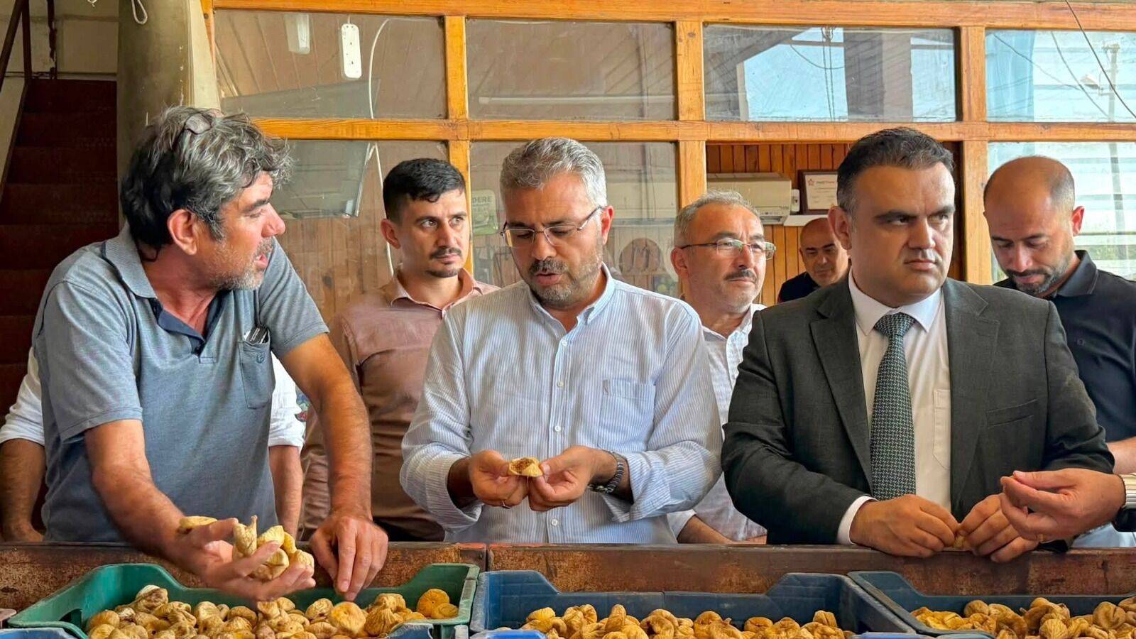 Aydın Protokolü Nazilli Incir Tesislerini Inceledi (1)
