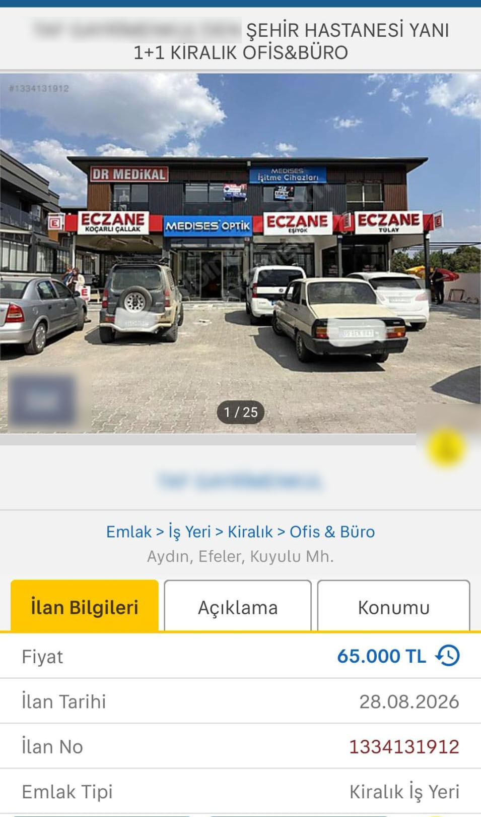 Aydın Şehir Hastanesi çevresindeki kiralar dudak uçuklatıyor