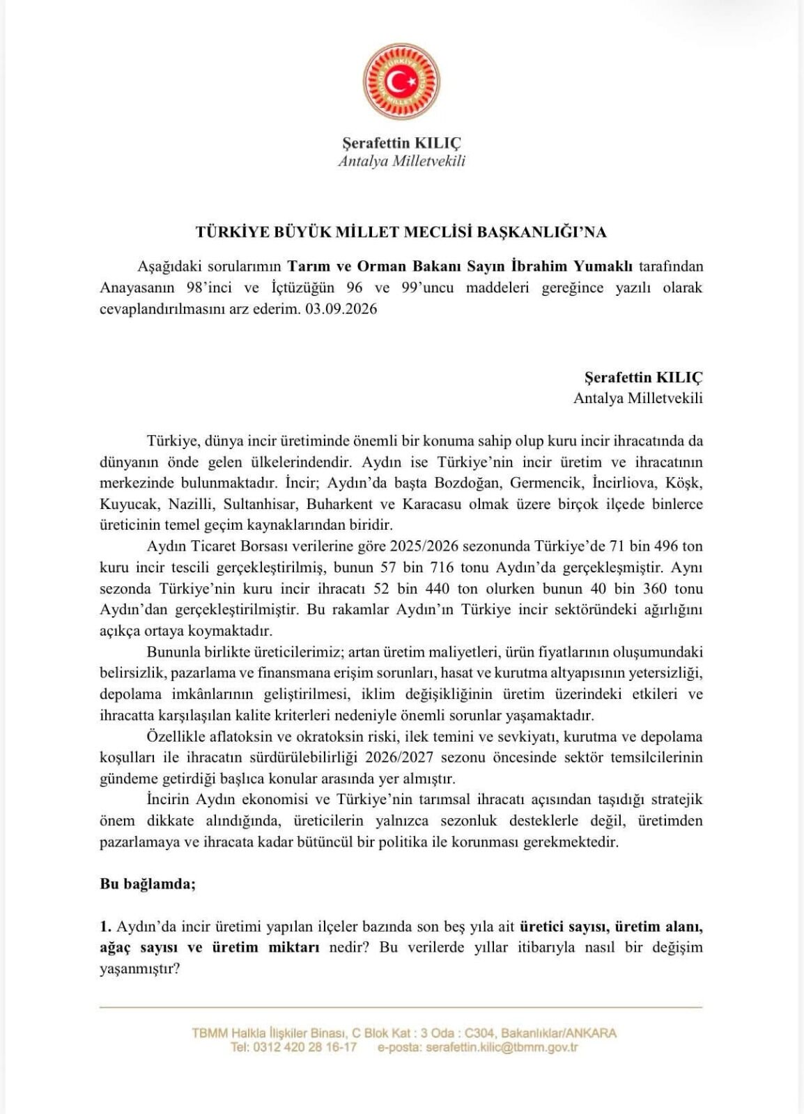 Bozdoğanlı Incir Üreticisinin Sorunları Meclis’e Taşındı (2)