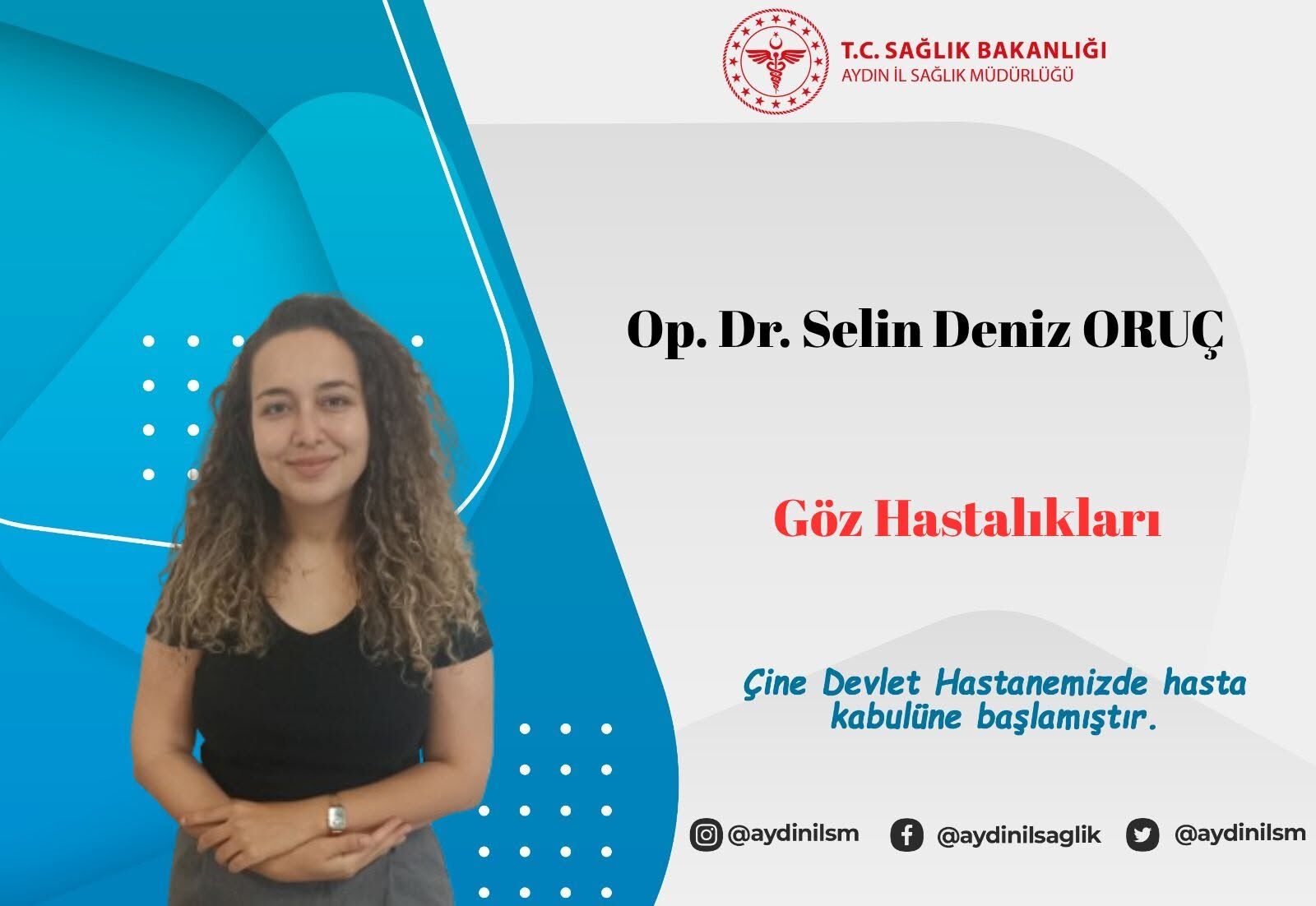 Çinelileri sevindiren atama: İki yeni doktor göreve başladı