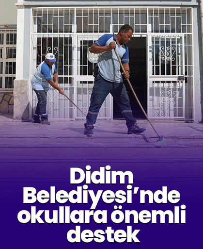 Didim Belediyesi’nde okullara önemli destek
