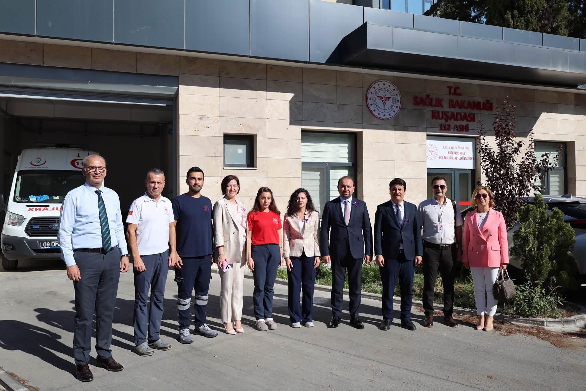Kuşadası’nda “Halk Sağlığı Haftası”: Müdür Şenkul çalışmaları yerinde inceledi