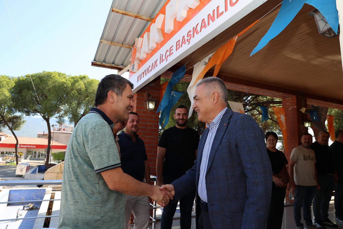 Milletvekili Savaş'tan Kuyucak İlçe Başkanı Sayar'a Ziyaret (3)