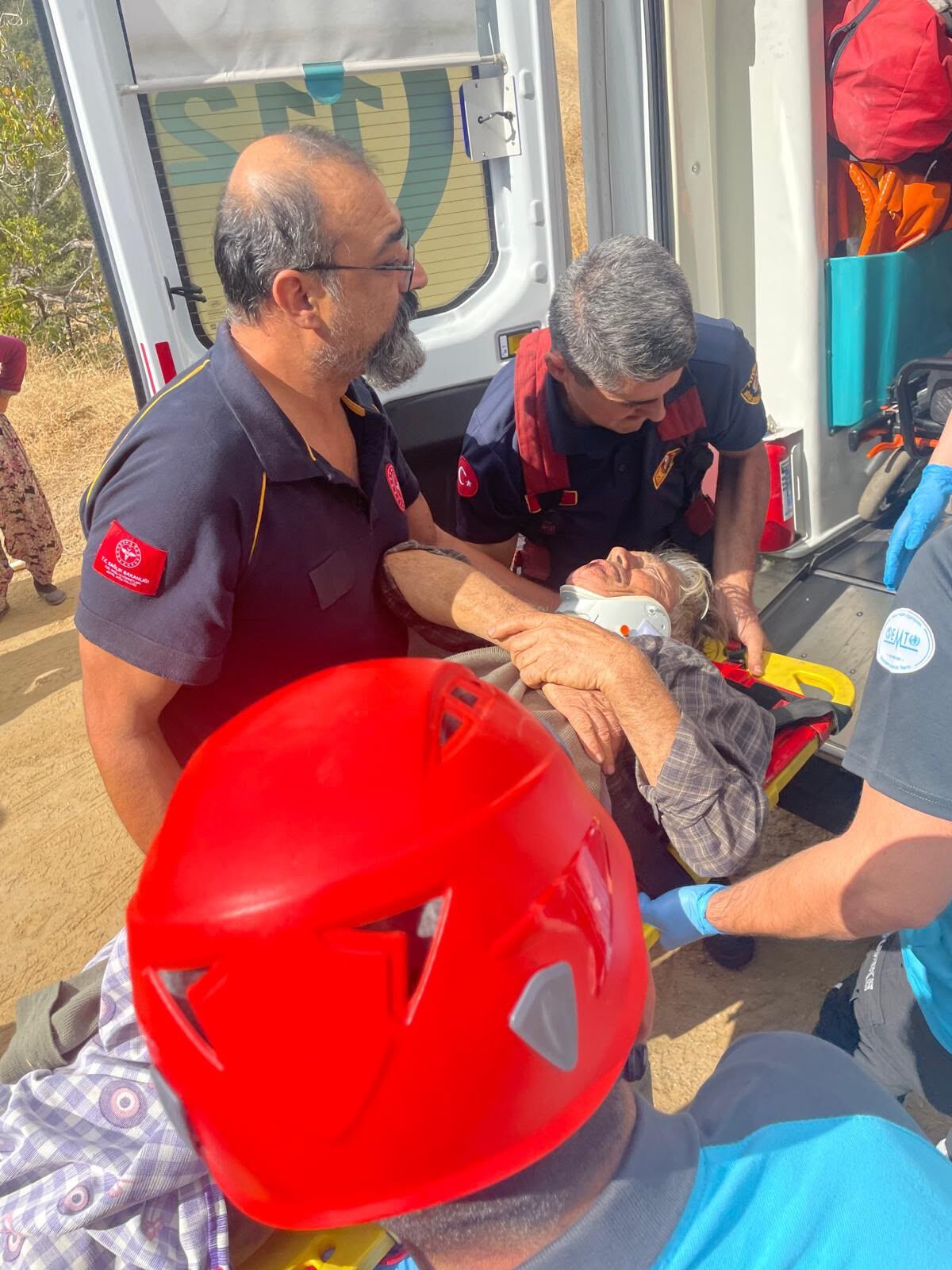 Nazilli’de Kahreden Olay Ekipler Zorlu Arazide Zamanla Yarıştı (2)
