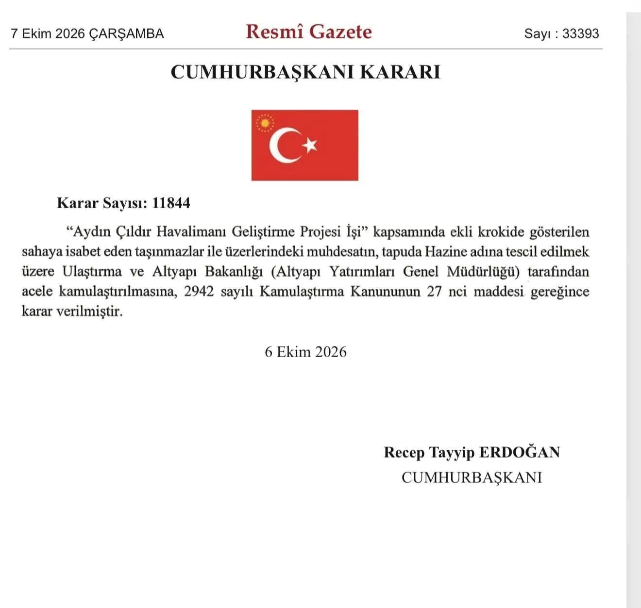 AK Parti Aydın Milletvekillerinden Çıldır Havalimanı teşekkürü