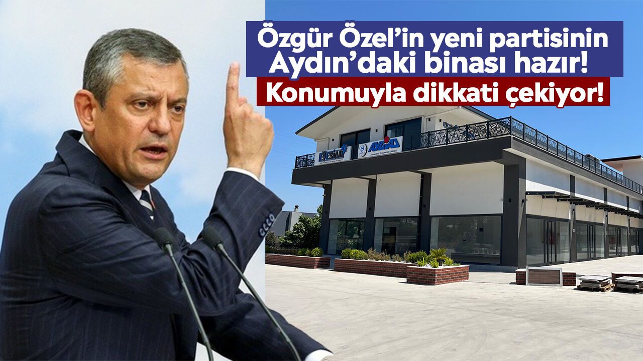 Aydın'da yeni parti için il binası tutuldu
