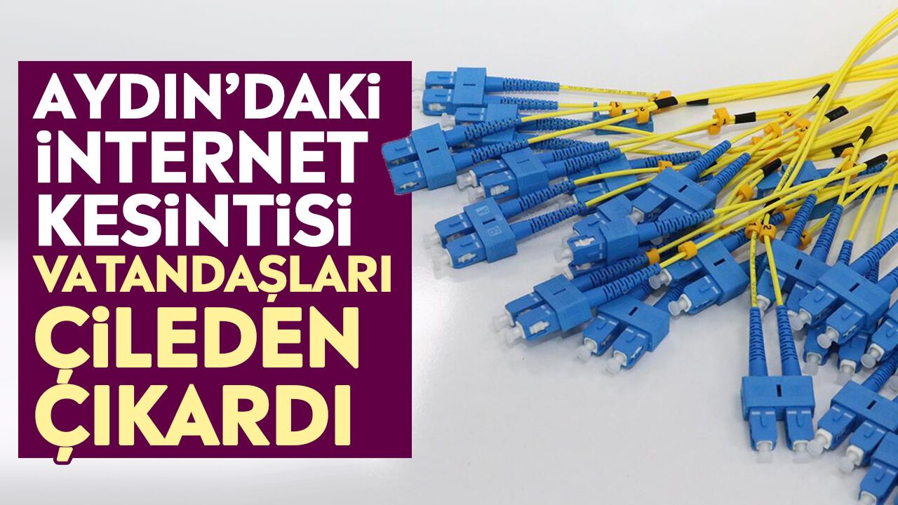 Aydın'daki internet kesintisi vatandaşları çileden çıkardı