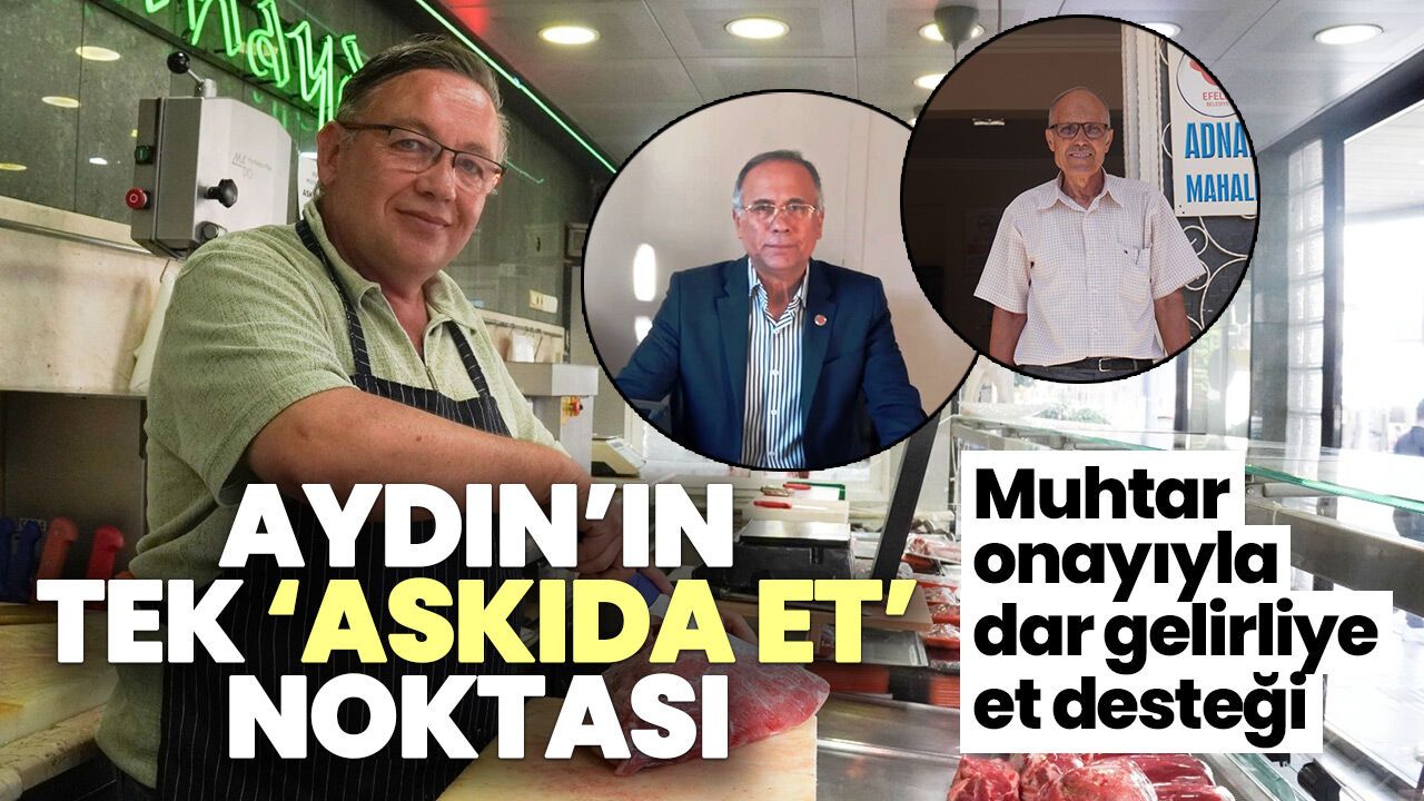 Aydın'da örnek ‘Askıda Et’ dayanışması sürüyor