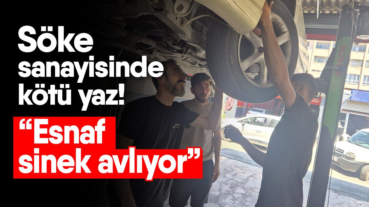 Söke sanayisinde kötü yaz! “Esnaf sinek avlıyor”