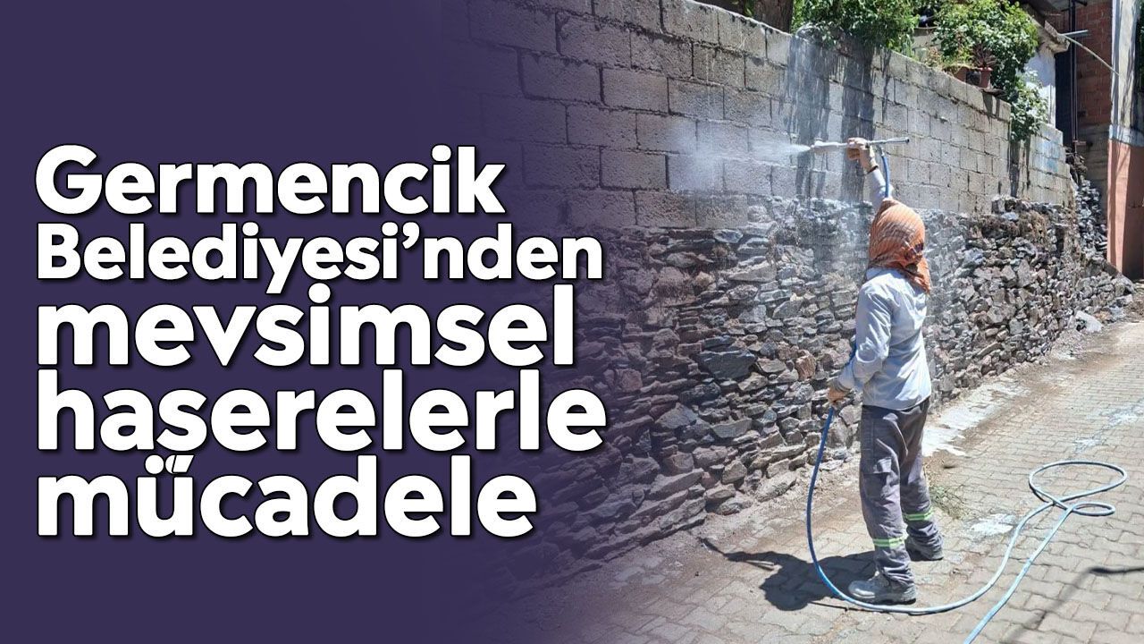 Germencik Belediyesi'nden mevsimsel haşerelerle mücadele