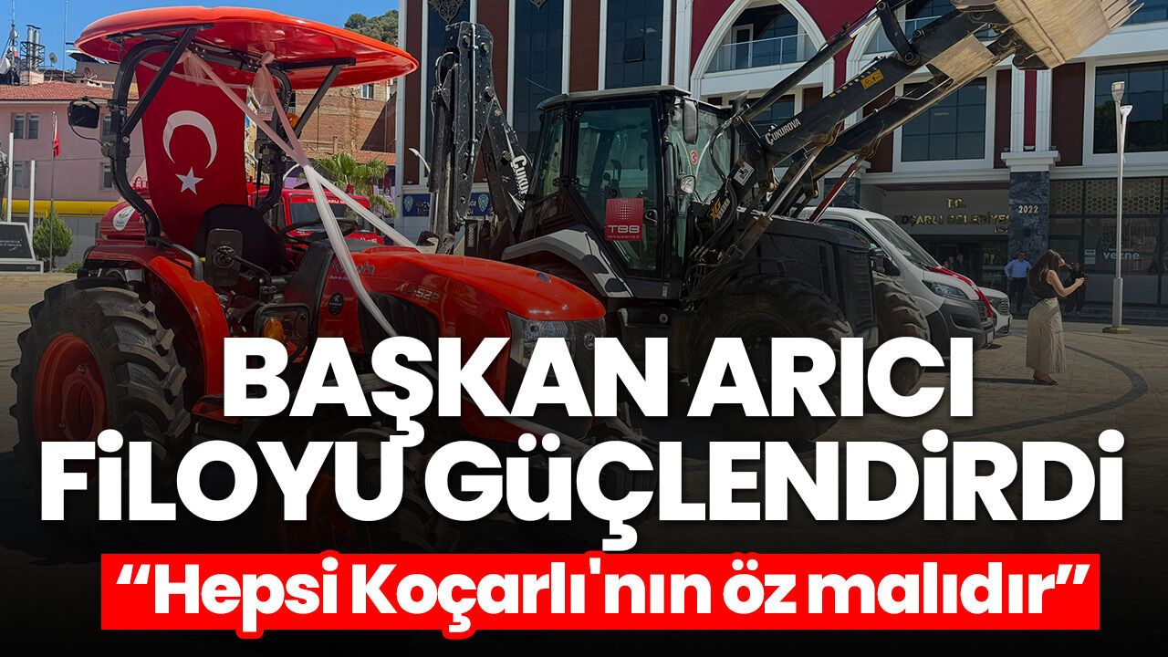Koçarlı Belediyesi araç filosunu komple yeniledi