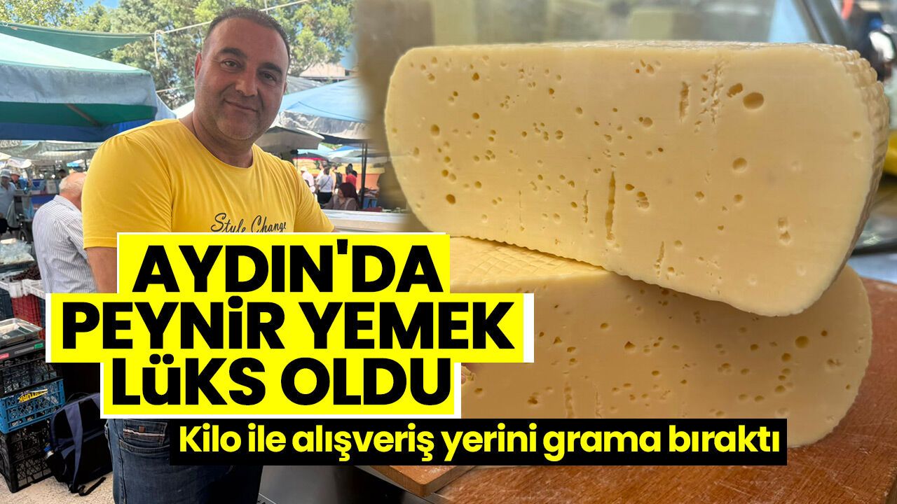 Aydın'da peynir yemek lüks oldu! Kilo ile alışveriş yerini grama bıraktı