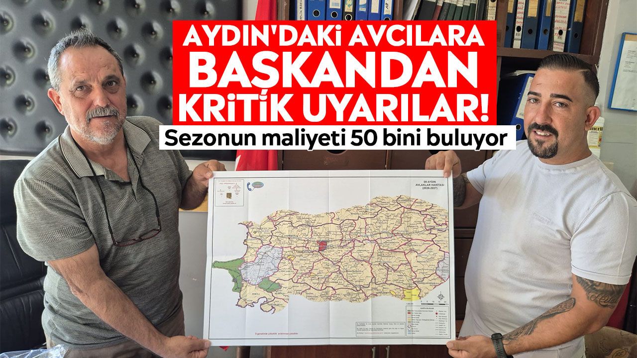 Aydın'daki avcılara başkandan kritik uyarılar! Sezonun maliyeti 50 bini buluyor
